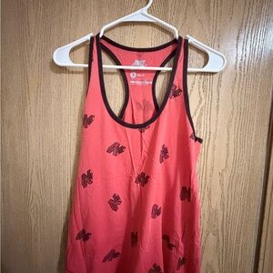 Nike Red Loose Fit Tank with Black Trim